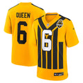 Pittsburgh Steelers Patrick Queen Gold Alternate 1933 Throwback Game Jersey product image 1, provided for visual reference