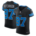 Detroit Lions Aidan Hutchinson Black Alternate Vapor F.U.S.E. Elite Jersey product image 1, provided for visual reference
