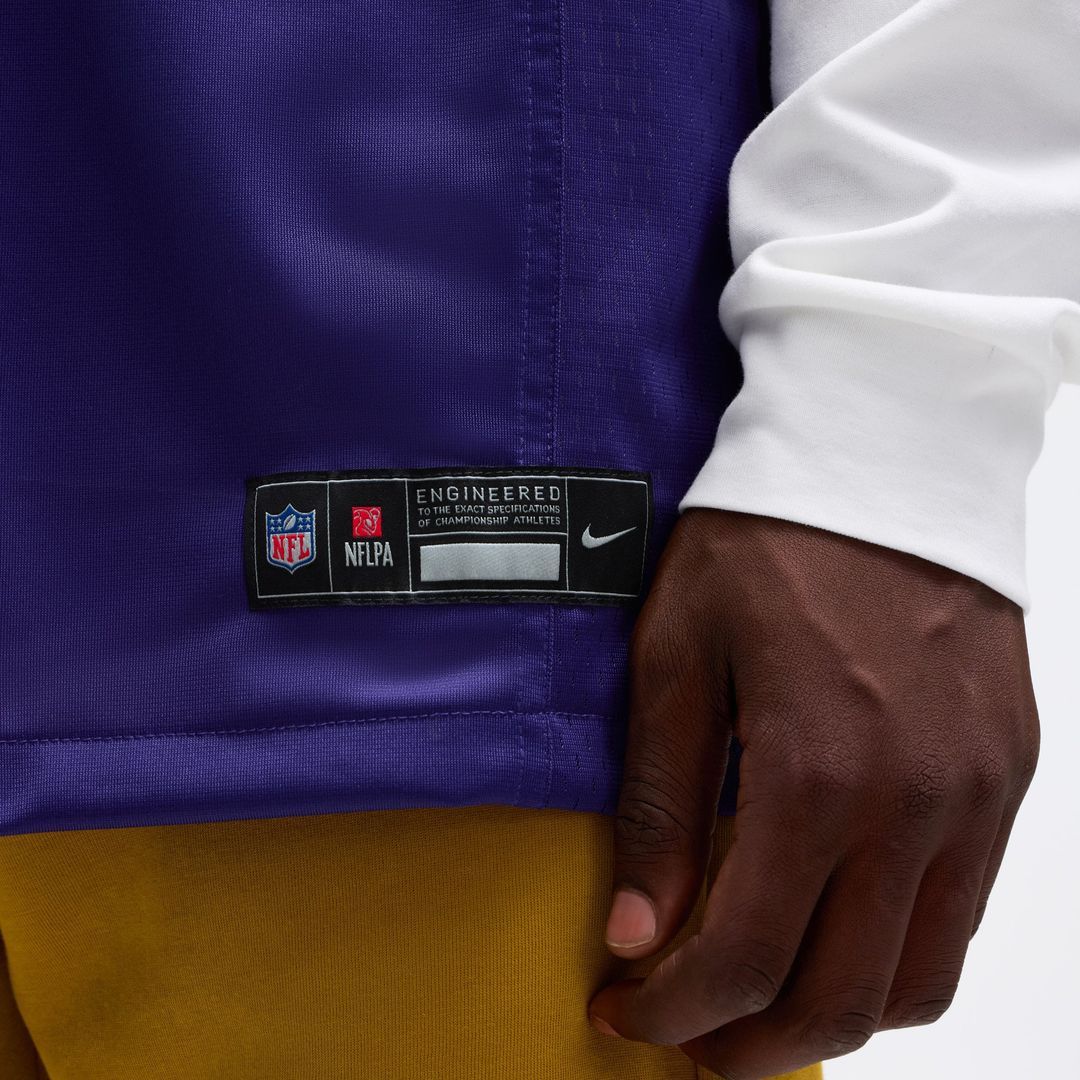 Baltimore Ravens Derrick Henry Purple Game Player Jersey product image 9, provided for visual reference and product detail