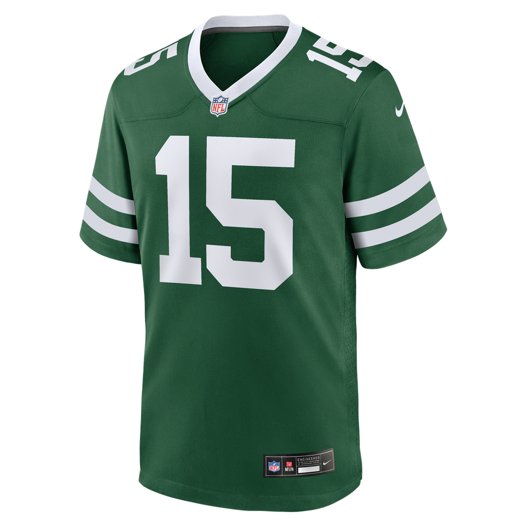 New York Jets Adonai Mitchell Legacy Green Team Game Jersey product image 2, provided for visual reference and product
