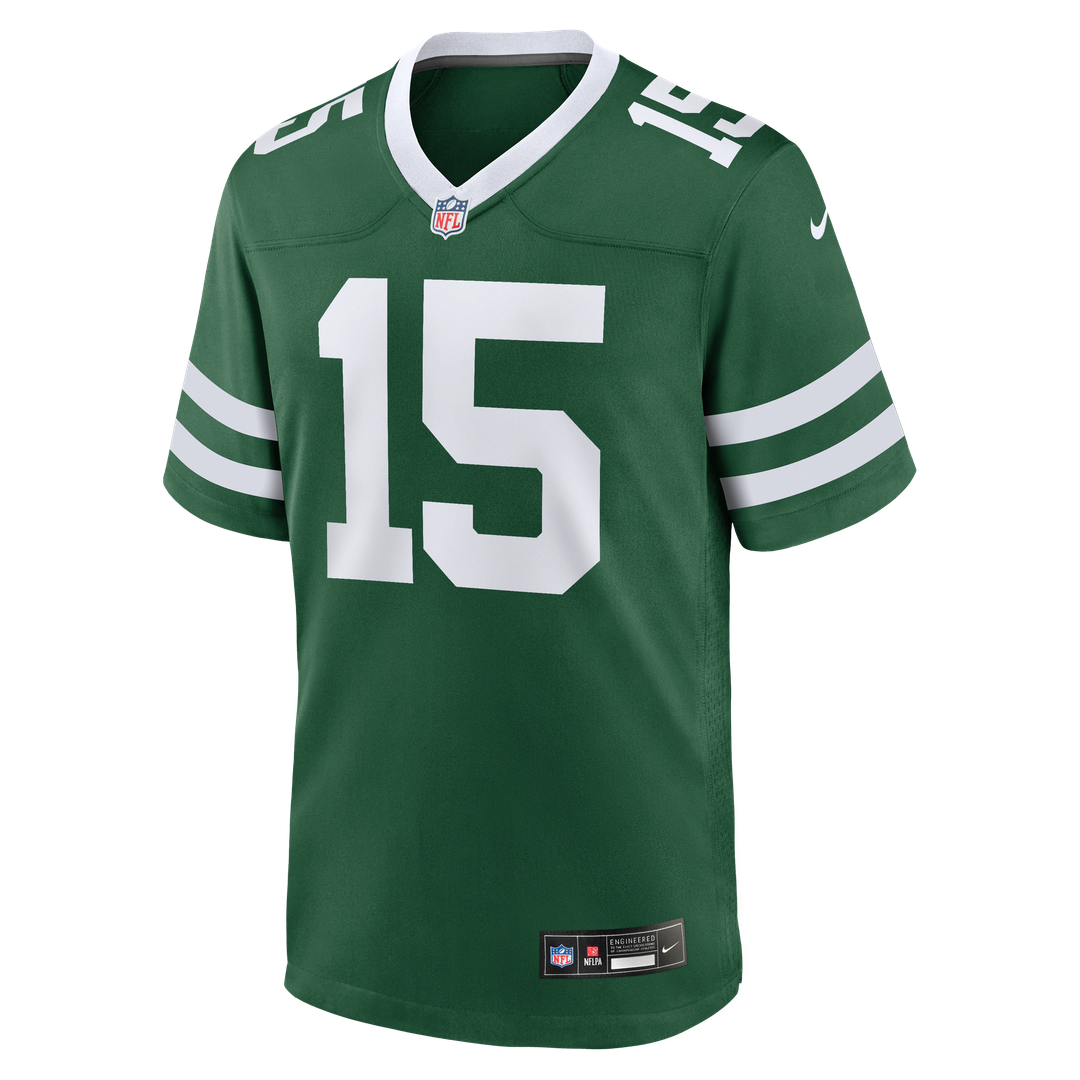 New York Jets Adonai Mitchell Legacy Green Team Game Jersey product image 2, provided for visual reference and product