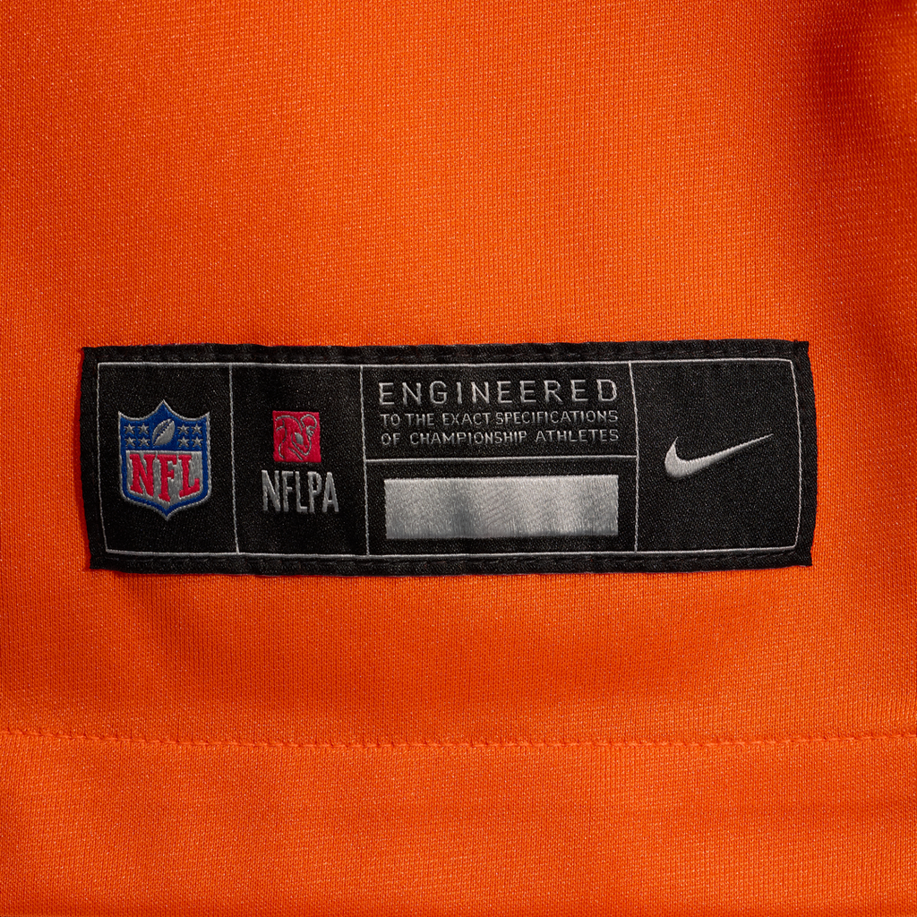 Denver Broncos J.K. Dobbins Orange Team Game Jersey product image 6, provided for visual reference and product detail review