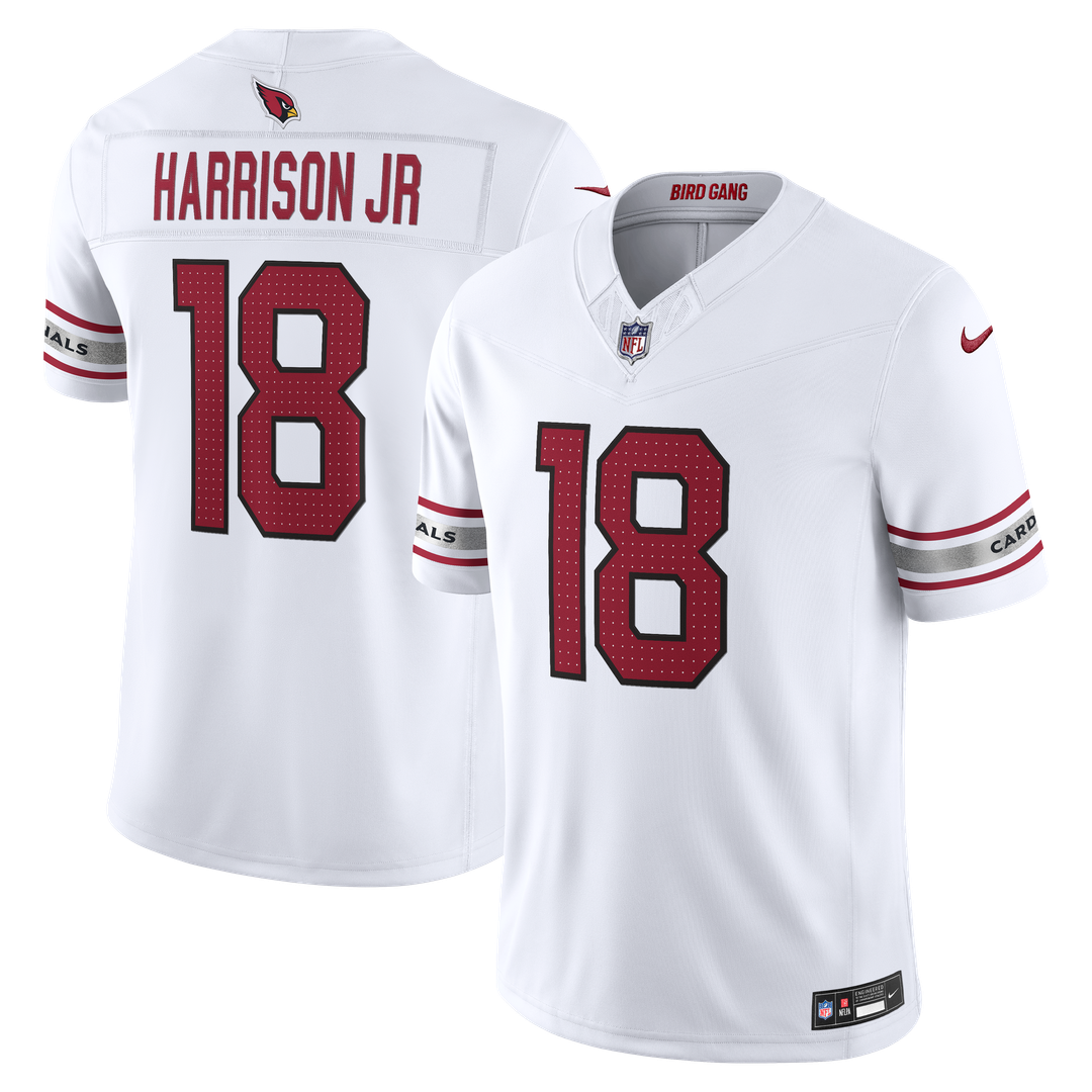 Arizona Cardinals Marvin Harrison Jr. White Vapor F.U.S.E. Stitched Limited Jersey product image 4, provided for visual