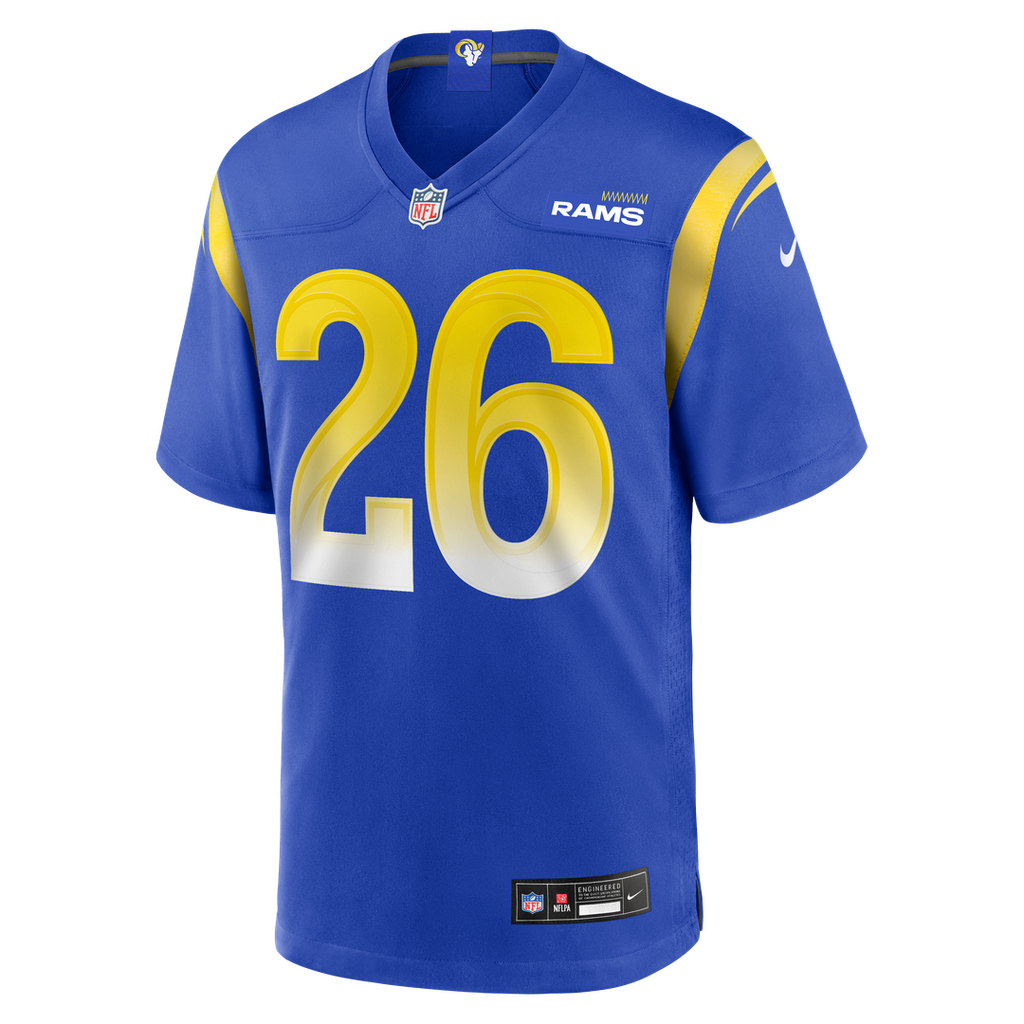 Los Angeles Rams Kamren Kinchens Royal Team Game Jersey product image 2, provided for visual reference and product detail