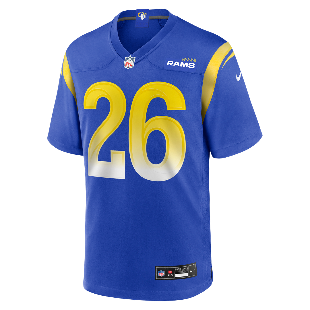 Los Angeles Rams Kamren Kinchens Royal Team Game Jersey product image 2, provided for visual reference and product detail