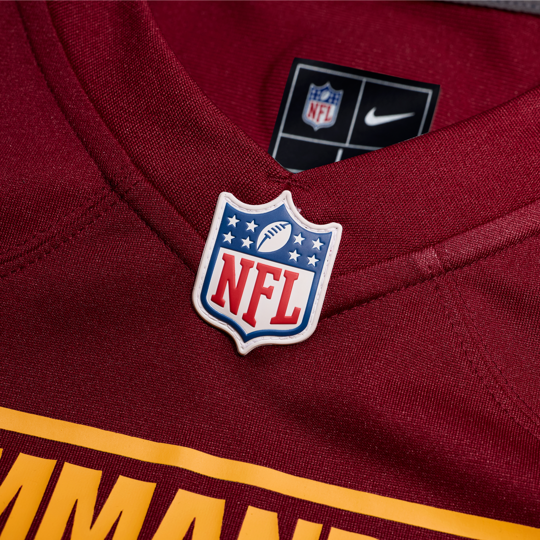 Washington Commanders Car'lin Vigers Burgundy Team Game Jersey product image 4, provided for visual reference and product