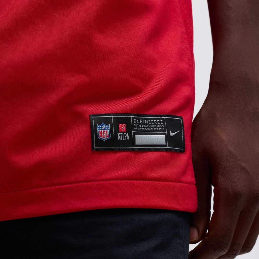 San Francisco 49ers Brock Purdy Scarlet Game Player Jersey product image 19, provided for visual reference and product