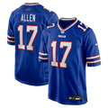 Buffalo Bills Josh Allen Royal Game Player Jersey product image 1, provided for visual reference and product detail review