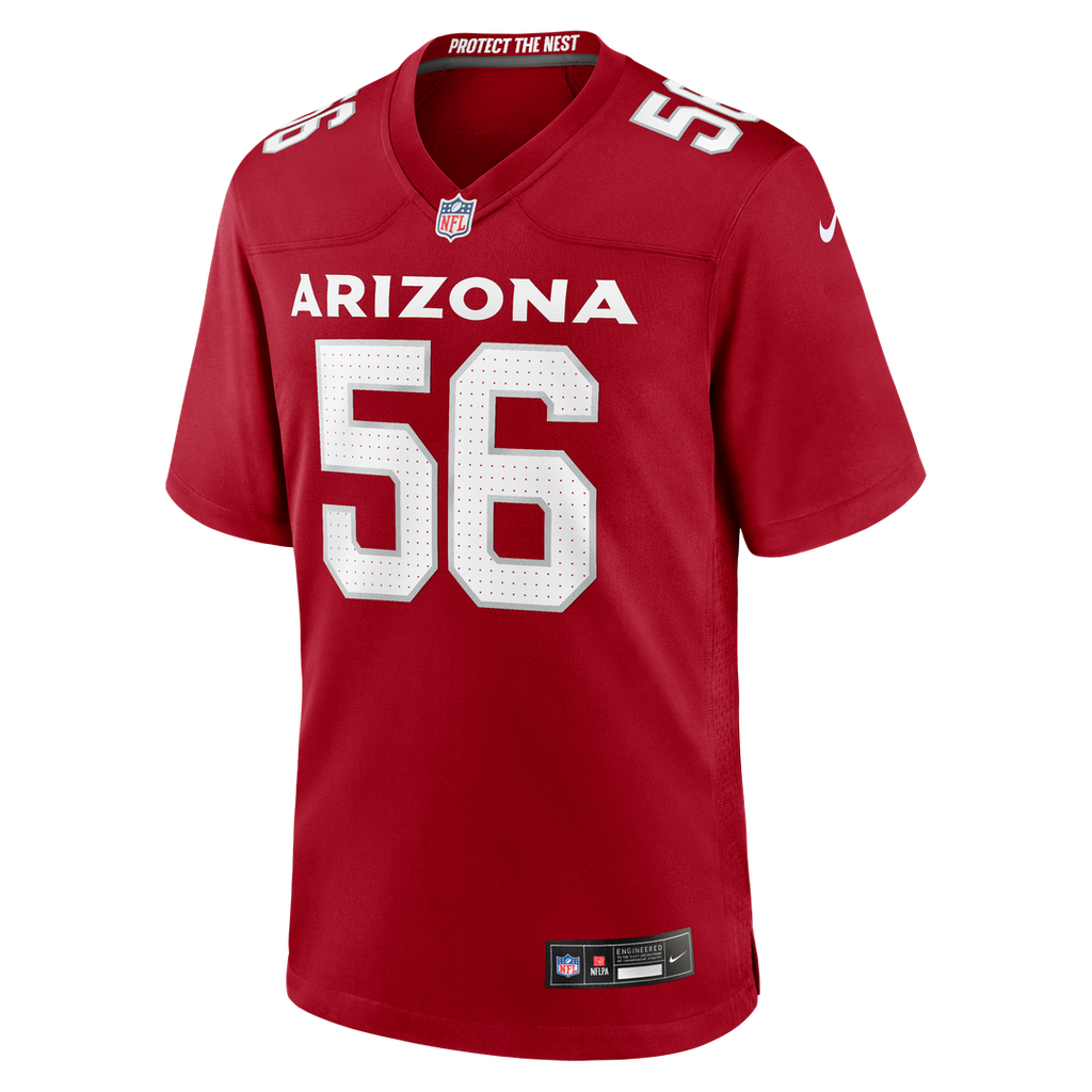 Arizona Cardinals Darius Robinson Cardinal Team Game Jersey product image 2, provided for visual reference and product
