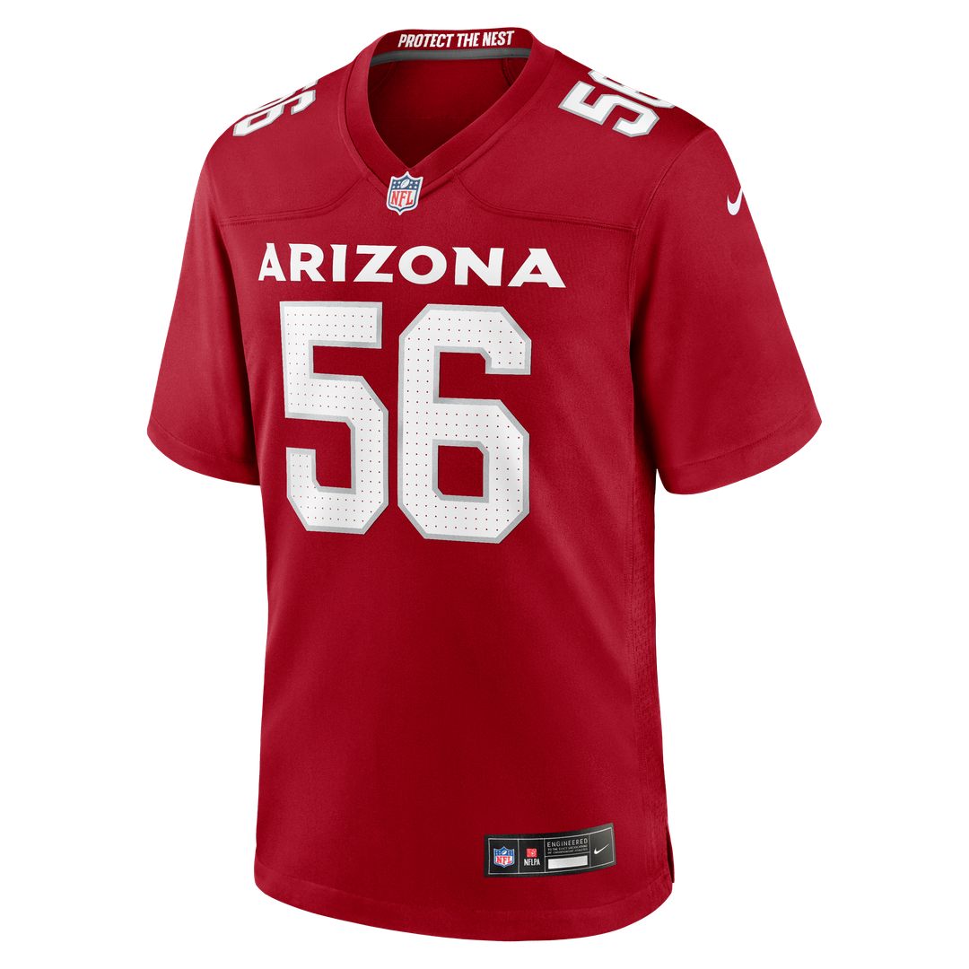 Arizona Cardinals Darius Robinson Cardinal Team Game Jersey product image 2, provided for visual reference and product