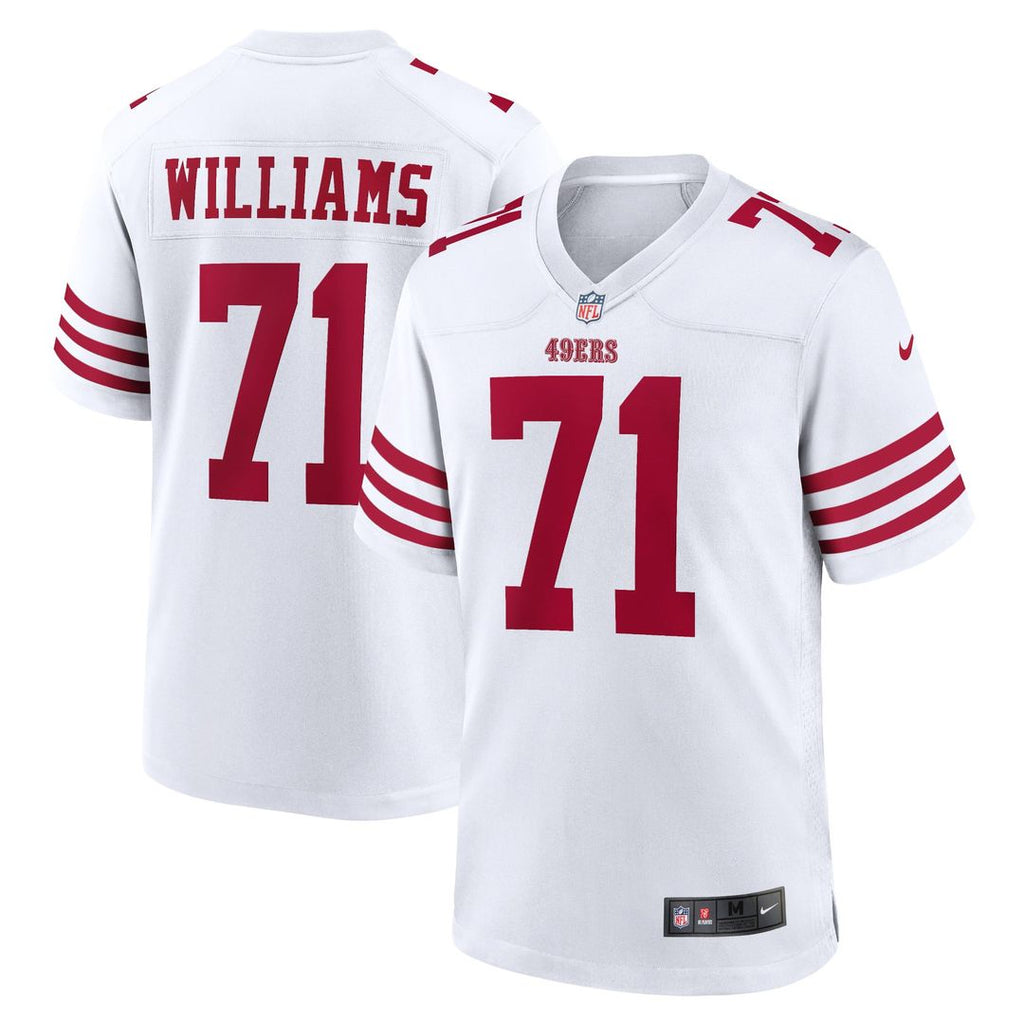 San Francisco 49ers Trent Williams Scarlet Alternate Game Jersey product image 13, provided for visual reference and product