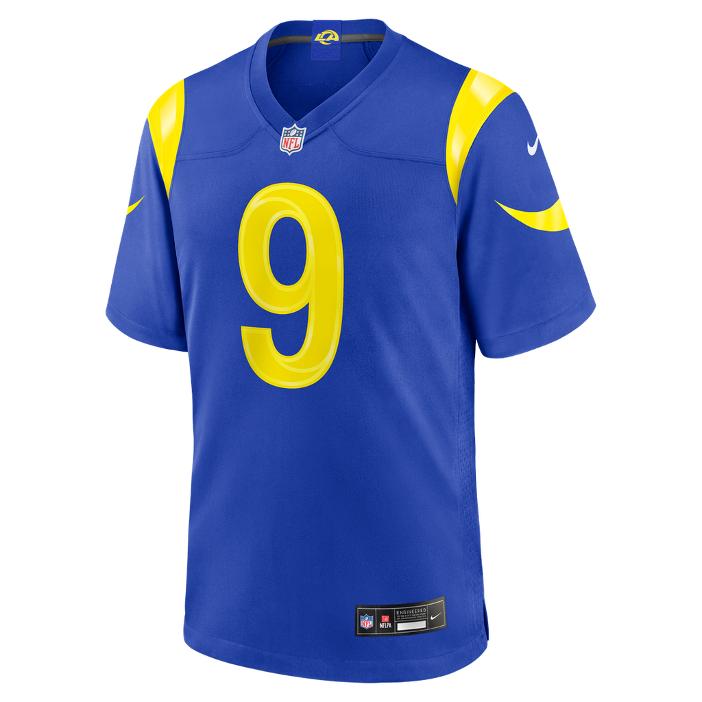 Los Angeles Rams Matthew Stafford Classic Sol Game Jersey product image 8, provided for visual reference and product detail