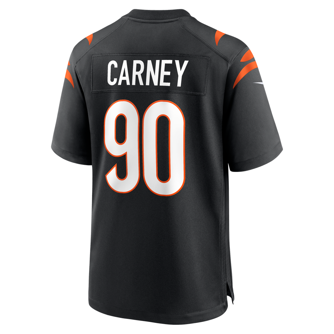 Cincinnati Bengals Owen Carney Black Home Game Player Jersey product image 3, provided for visual reference and product