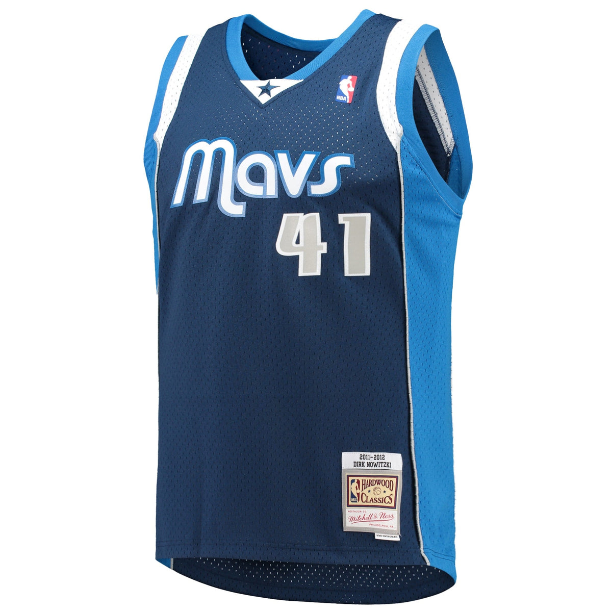 Men's Mitchell & Ness Dirk Nowitzki Navy Dallas Mavericks product image 3