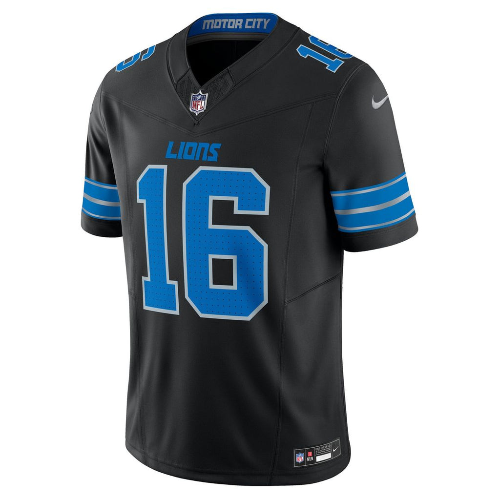 Detroit Lions Jared Goff White Vapor F.U.S.E. Limited Jersey product image 11, provided for visual reference and product