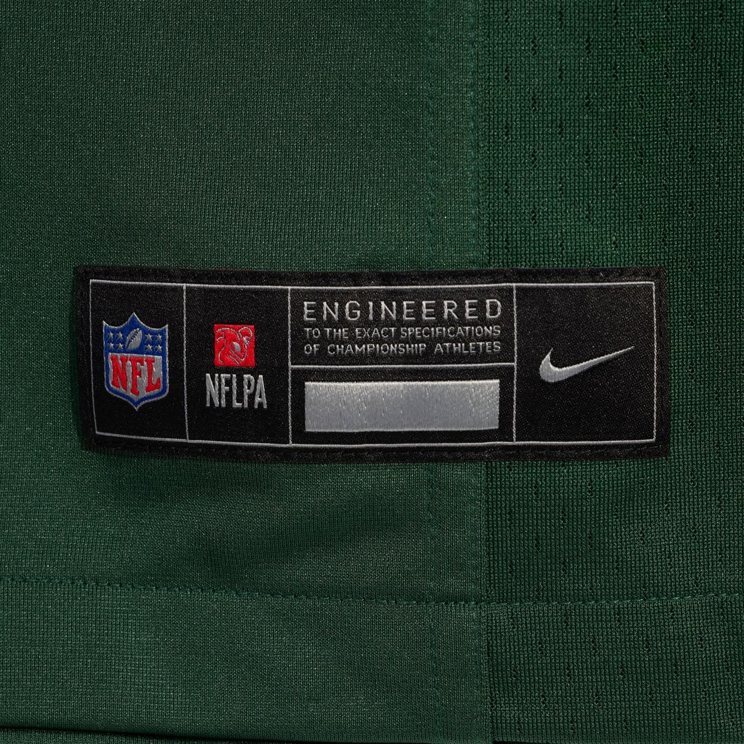 Green Bay Packers Brandon Cisse Green Game Jersey product image 8, provided for visual reference and product detail review