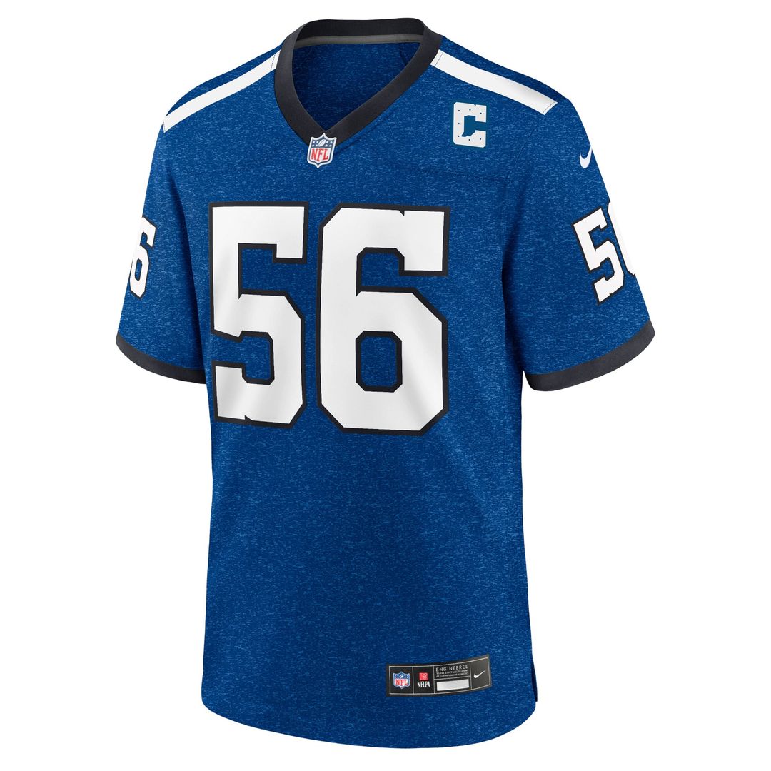 Indianapolis Colts Quenton Nelson Royal Indiana Nights Alternate Game Jersey product image 2, provided for visual reference