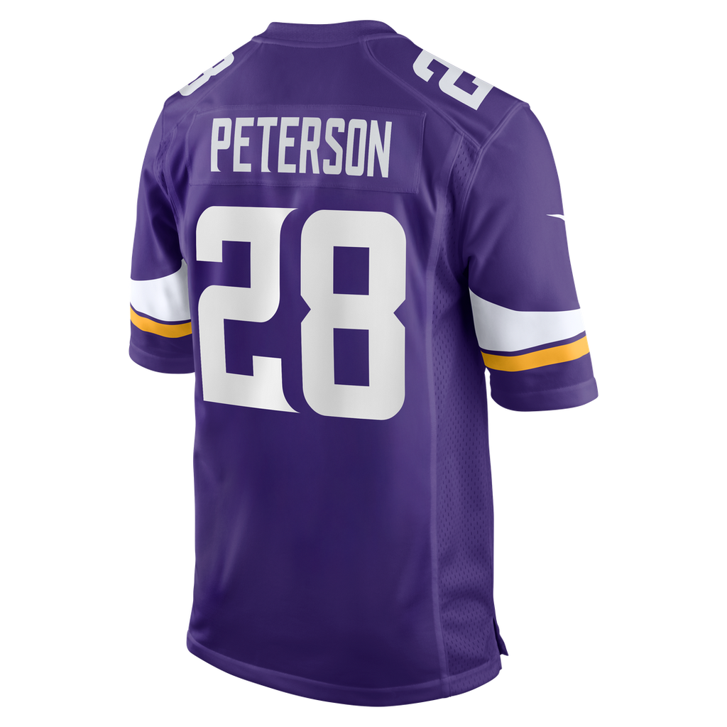 Minnesota Vikings Adrian Peterson Purple Team Retired Game Jersey product image 5, provided for visual reference and product