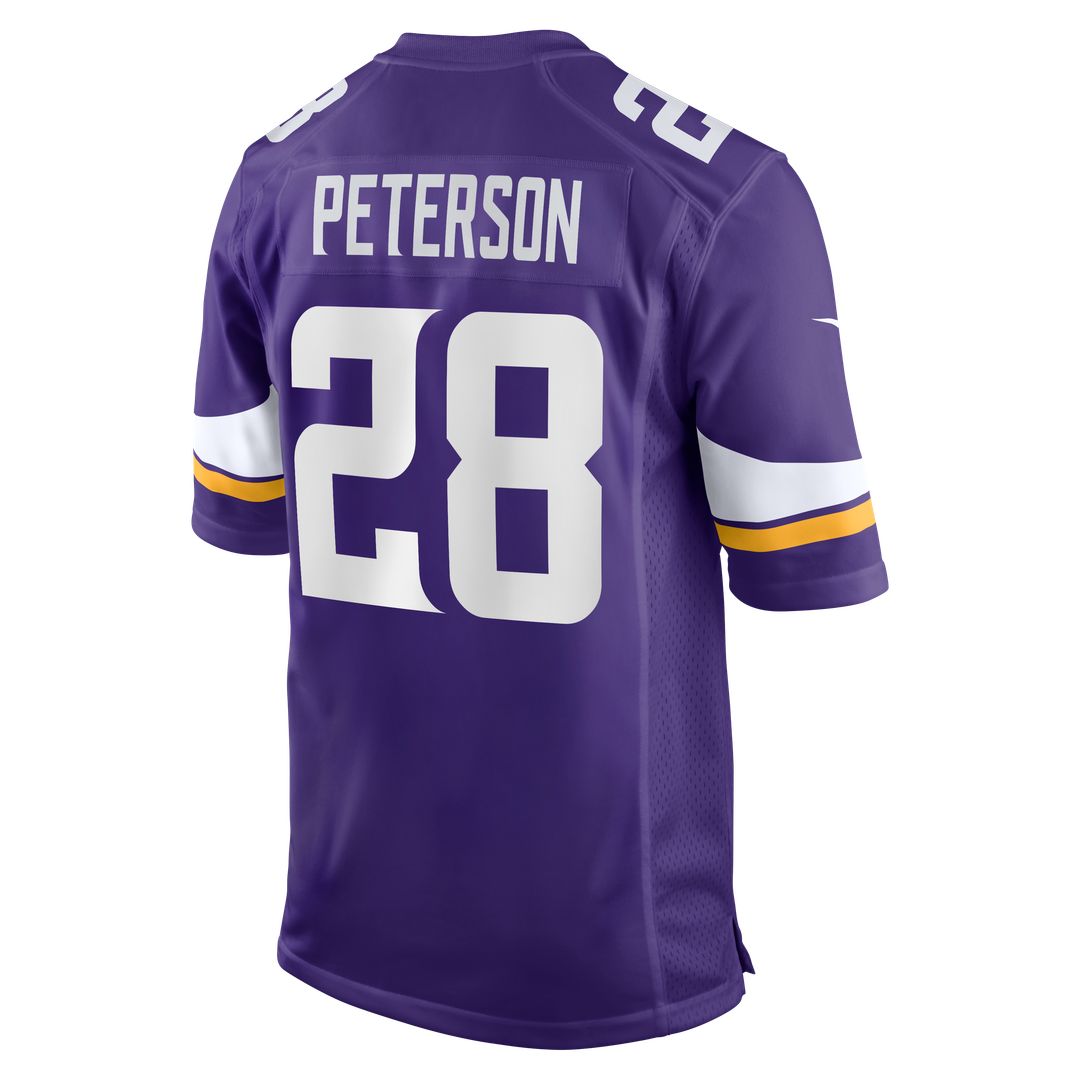 Minnesota Vikings Adrian Peterson Purple Team Retired Game Jersey product image 5, provided for visual reference and product