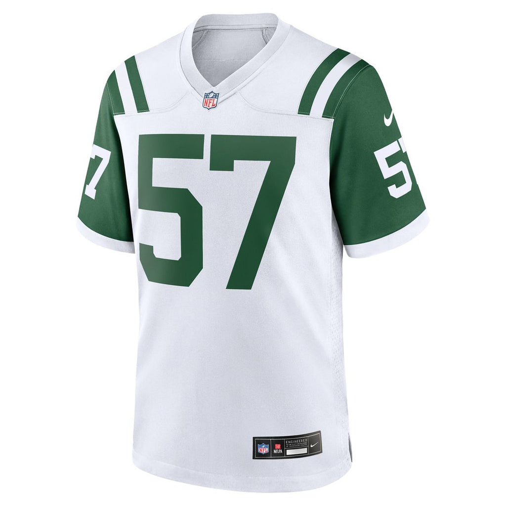New York Jets C.J. Mosley White Classic Alternate Game Jersey product image 5, provided for visual reference and product