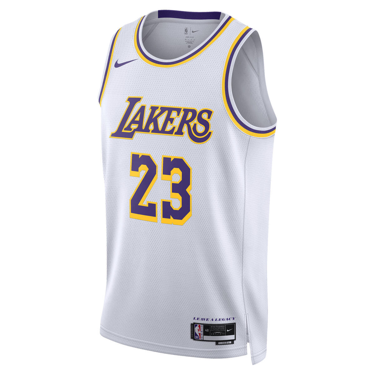 Los Angeles Lakers Association Swingman Jersey - Lebron James - Unisex product image 3, provided for visual reference and