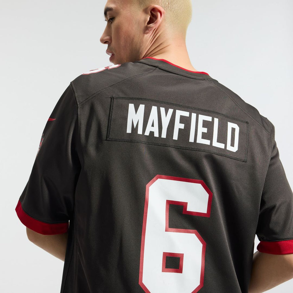 Tampa Bay Buccaneers Baker Mayfield White Away Game Jersey product image 36, provided for visual reference and product