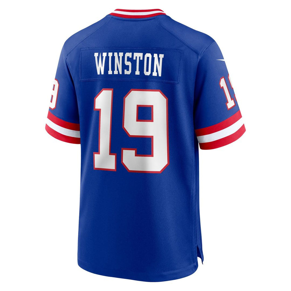 New York Giants Jameis Winston Royal Alternate 2 Game Jersey product image 3, provided for visual reference and product