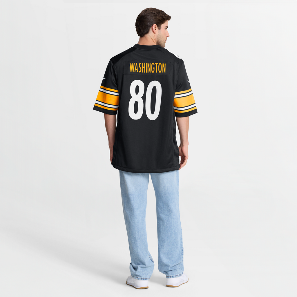 Pittsburgh Steelers Darnell Washington Black Game Jersey product image 8, provided for visual reference and product detail