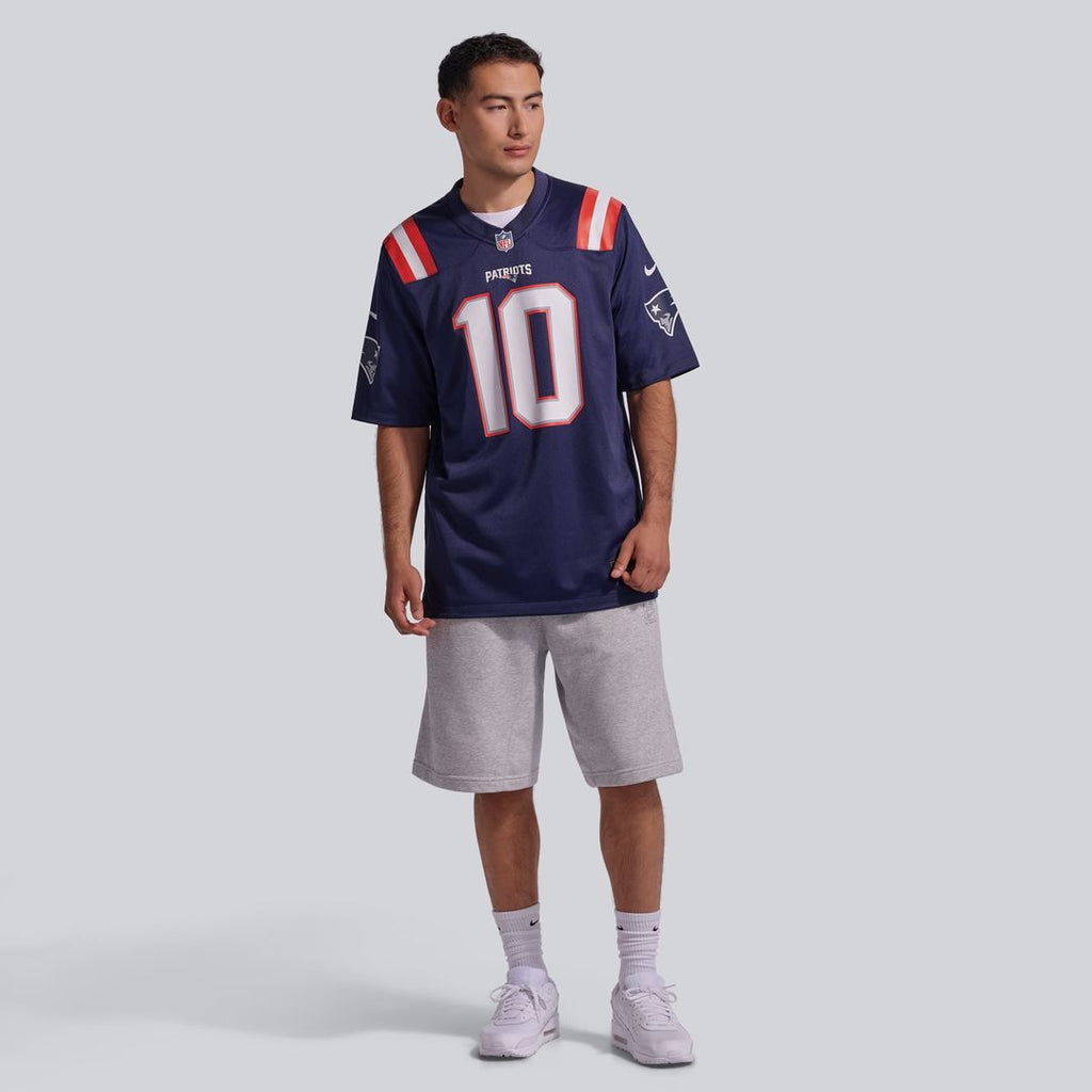 New England Patriots Drake Maye White Player Game Jersey product image 10, provided for visual reference and product detail