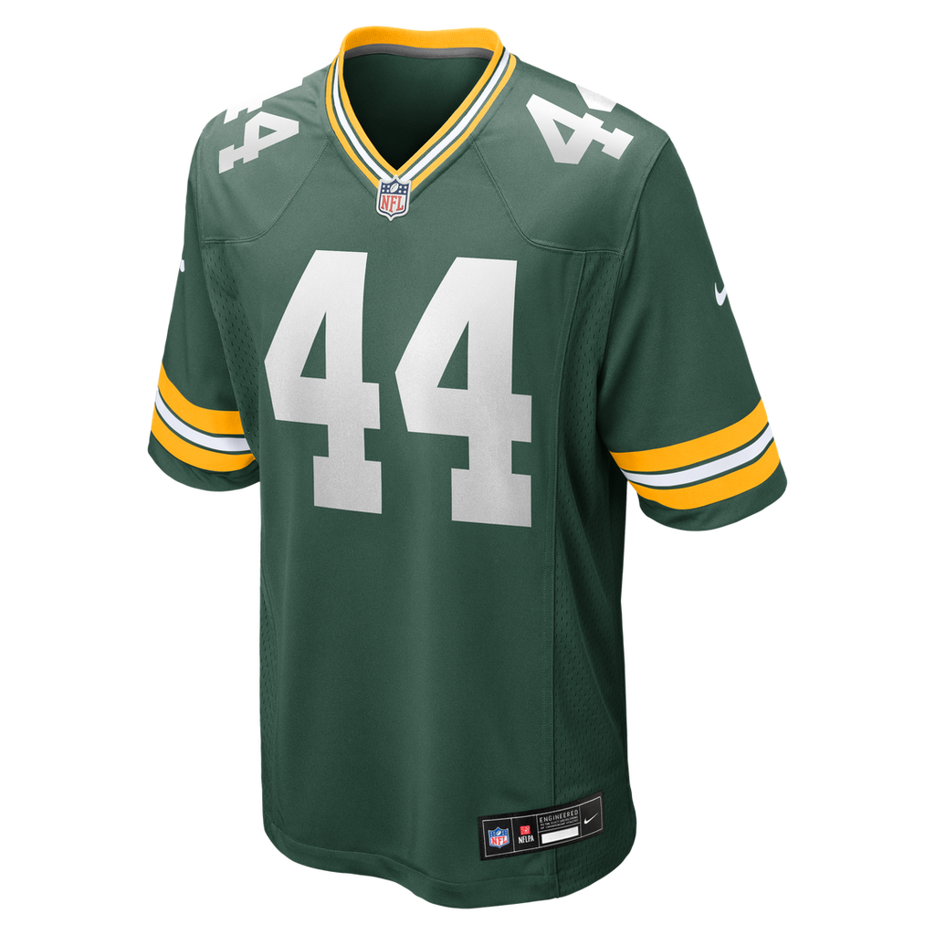 Green Bay Packers Zaire Franklin Green Game Jersey product image 2, provided for visual reference and product detail review