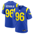 Los Angeles Rams Tim Keenan III Royal Team Game Jersey product image 1, provided for visual reference and product detail