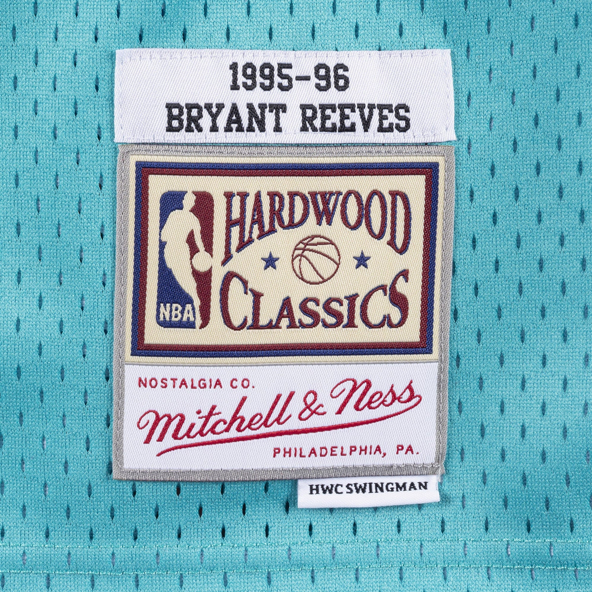 Vancouver Grizzlies Mitchell & Ness Bryant Reeves 1995 product image 5