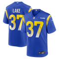 Los Angeles Rams Quentin Lake Royal Game Player Jersey product image 1, provided for visual reference and product detail