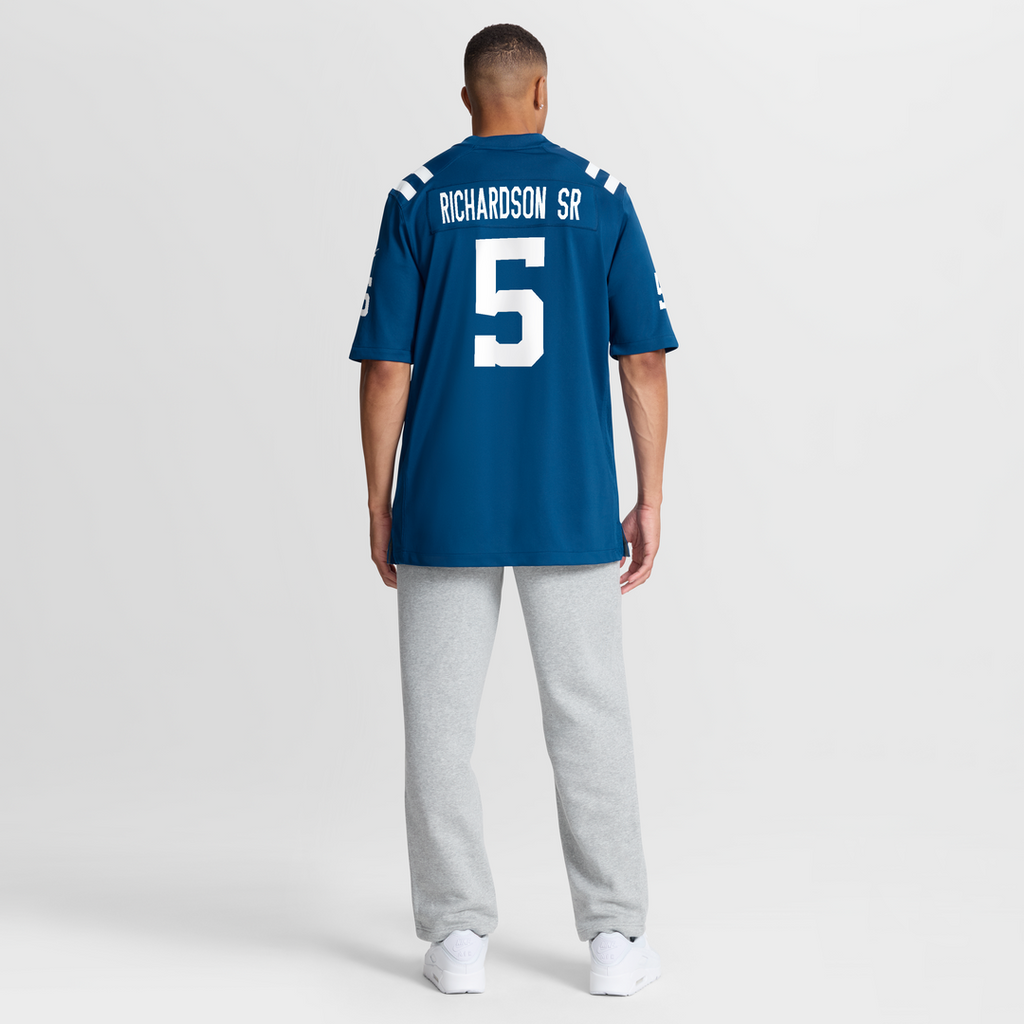 Indianapolis Colts Anthony Richardson Sr. Royal Team Game Jersey product image 8, provided for visual reference and product