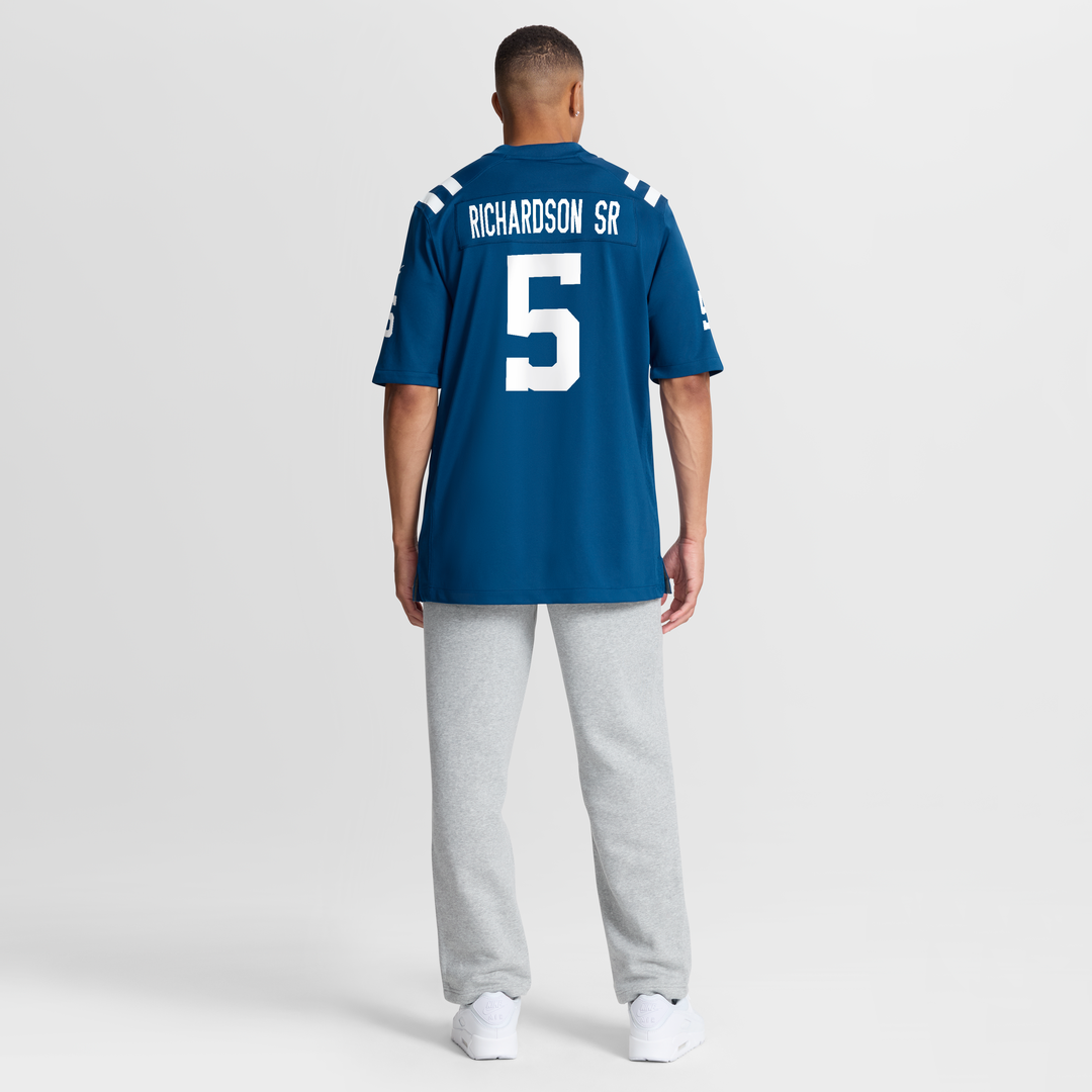 Indianapolis Colts Anthony Richardson Sr. Royal Team Game Jersey product image 8, provided for visual reference and product