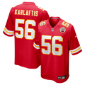 Kansas City Chiefs George Karlaftis Red Player Game Jersey product image 1, provided for visual reference and product detail