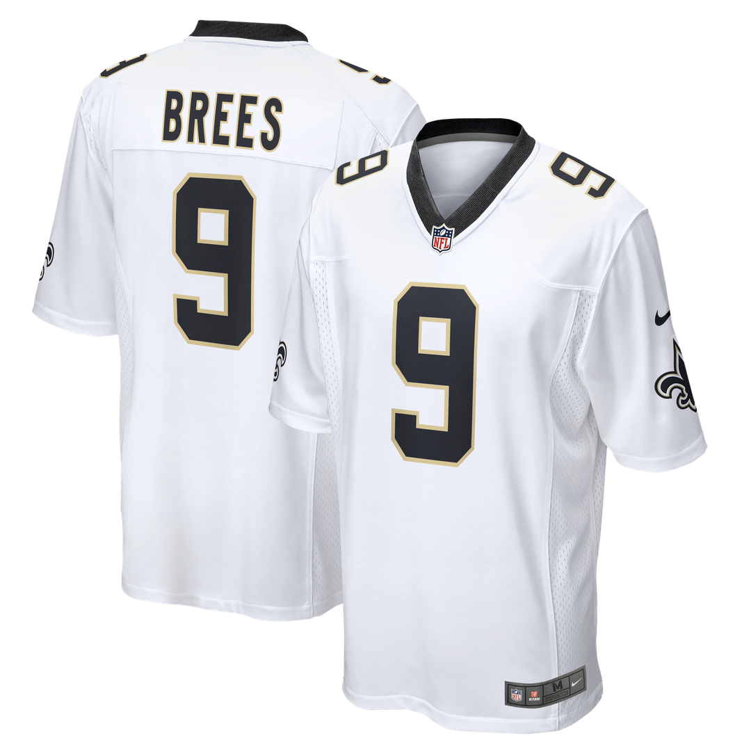 New Orleans Saints Drew Brees Black Team Game Jersey product image 11, provided for visual reference and product detail