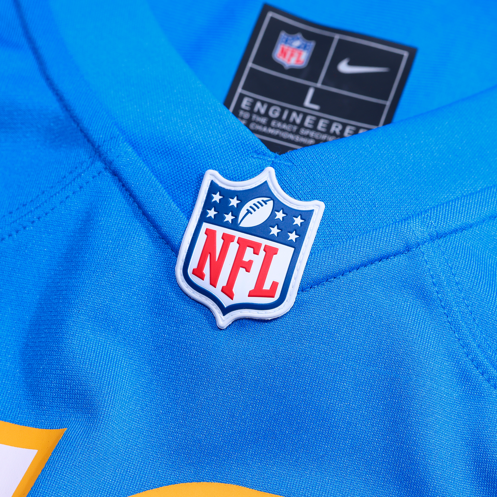 Los Angeles Chargers Dalvin Tomlinson Powder Blue Team Game Jersey product image 6, provided for visual reference and