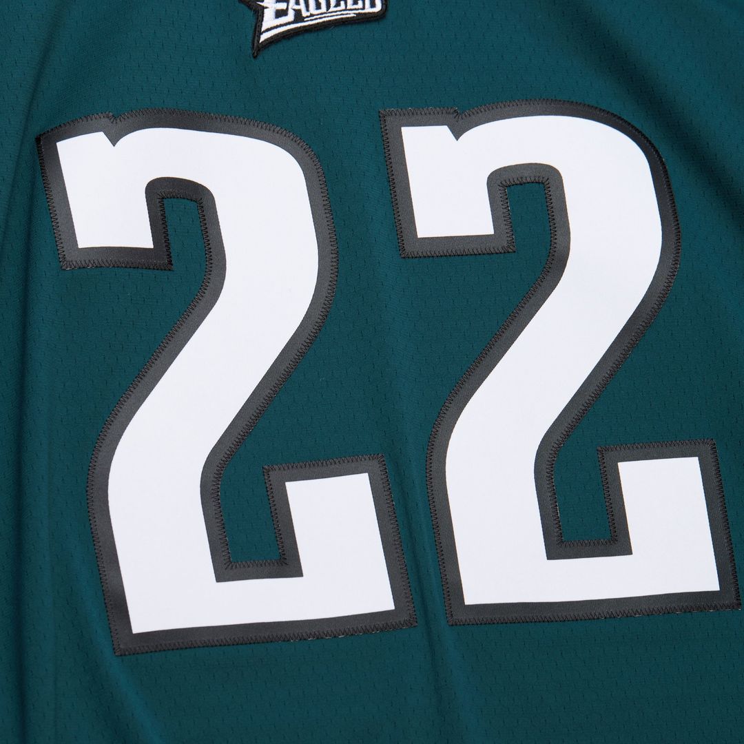 Philadelphia Eagles Duce Staley Midnight Green 2002 Legacy Replica Jersey product image 3, provided for visual reference and