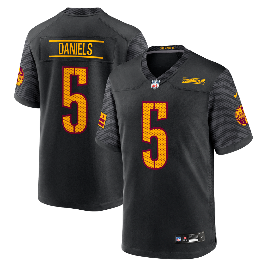Washington Commanders Jayden Daniels Burgundy Player Game Jersey product image 24, provided for visual reference and product