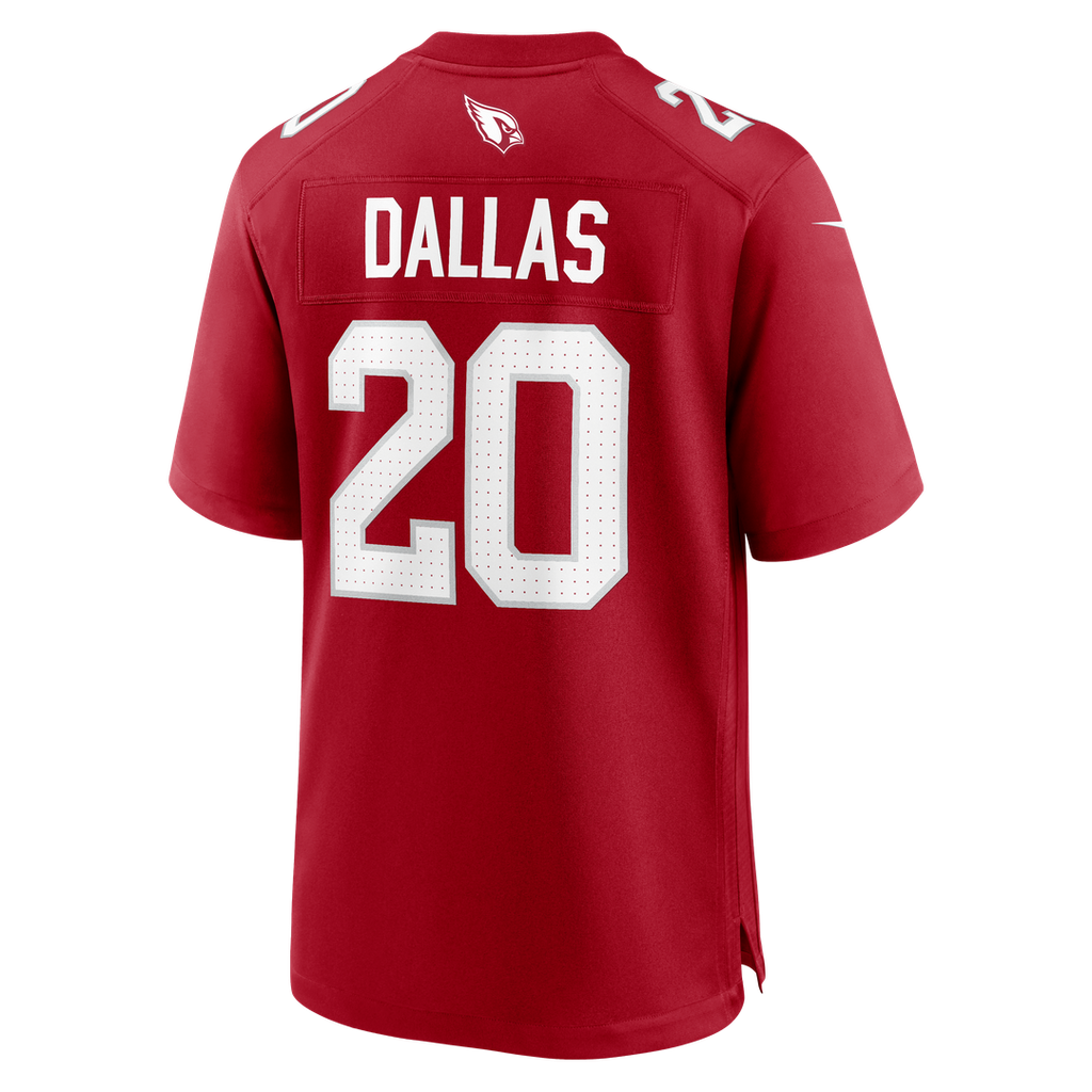 Arizona Cardinals DeeJay Dallas Cardinal Team Game Jersey product image 3, provided for visual reference and product detail