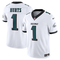 Philadelphia Eagles Jalen Hurts White Vapor F.U.S.E. Stitched Limited Jersey product image 1, provided for visual reference