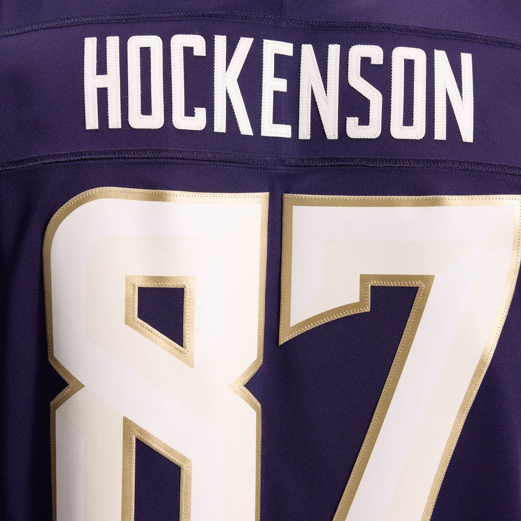 Minnesota Vikings T.J. Hockenson Purple 2026 Rivalries Collection Stitched Limited Jersey product image 19, provided for