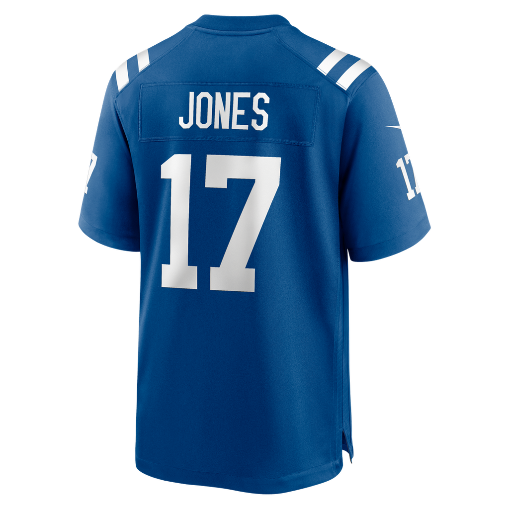 Indianapolis Colts Daniel Jones White Game Jersey product image 9, provided for visual reference and product detail review