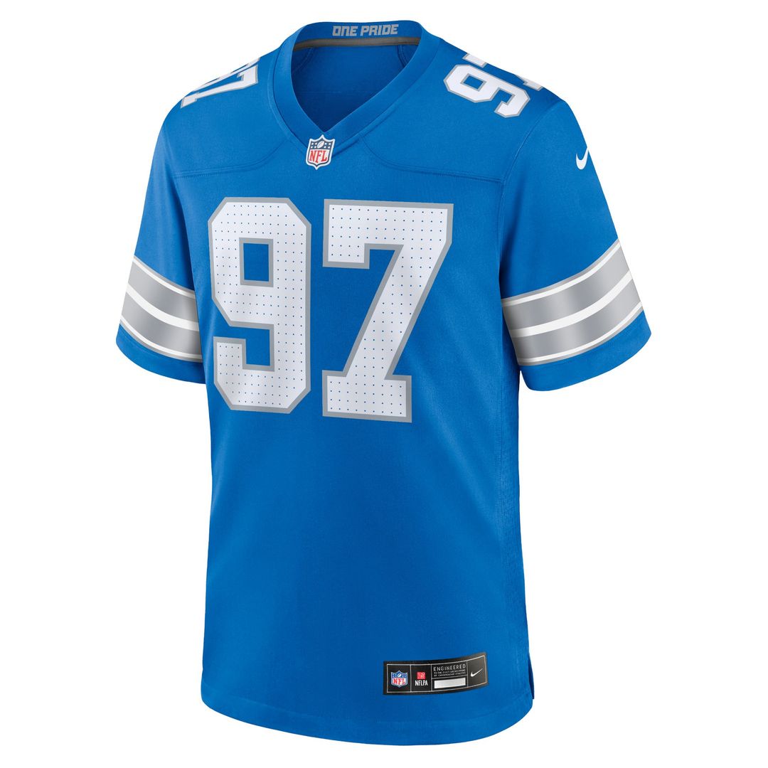 Detroit Lions Aidan Hutchinson Black 2nd Alternate Game Jersey product image 14, provided for visual reference and product
