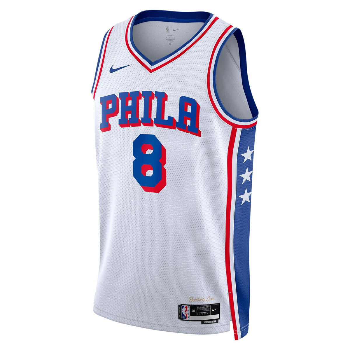 Philadelphia 76ers Nike Association Edition Swingman Jersey product image 3