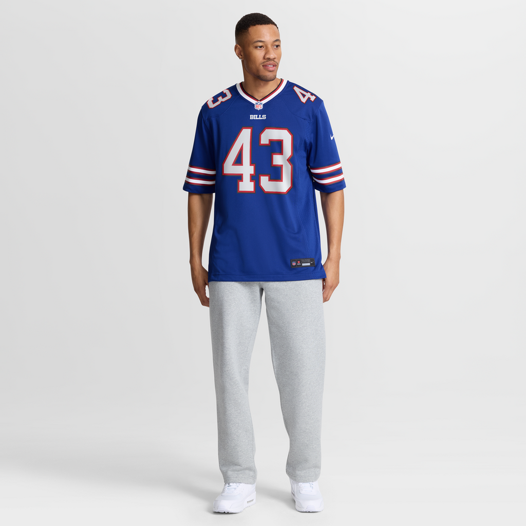 Buffalo Bills Dorian Strong Royal Team Game Jersey product image 7, provided for visual reference and product detail review