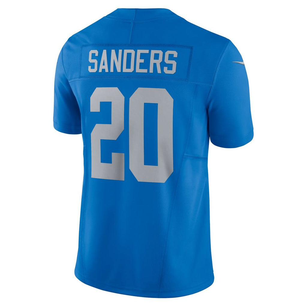 Detroit Lions Barry Sanders Blue Vapor F.U.S.E. Alternate Limited Jersey product image 3, provided for visual reference and