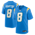 Los Angeles Chargers Omarion Hampton Powder Blue Team Game Jersey product image 1, provided for visual reference and product