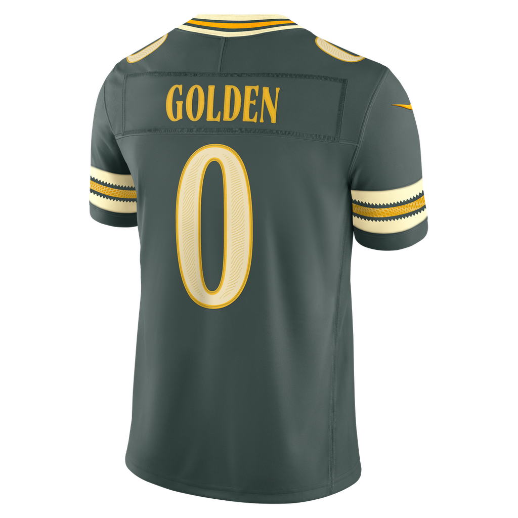 Green Bay Packers Matthew Golden Green 2026 Rivalries Collection Stitched Limited Jersey product image 3, provided for